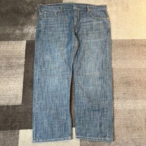 Levis 569 Loose Straight Leg Jeans Mens 40X30 Blue Denim Relaxed Baggy
